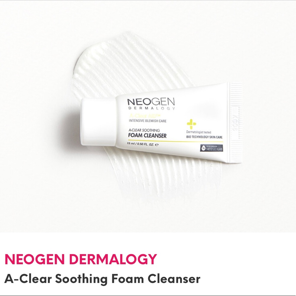 5/$25❣️NEOGEN DERMALOGY
A-Clear Soothing Foam Cleanser